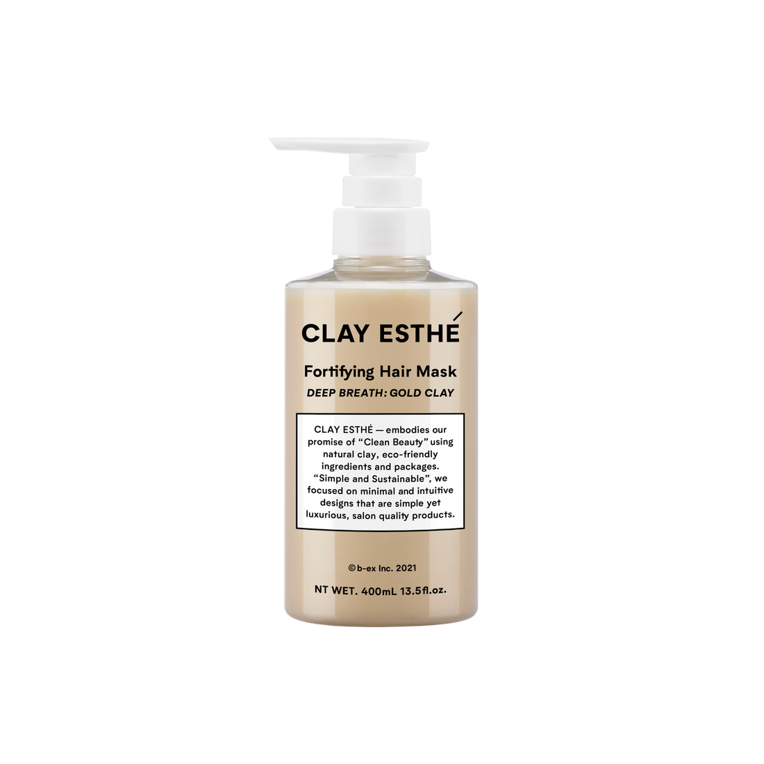 クレイエステ フォーティファイングヘアマスクゴールドクレイ 400ml