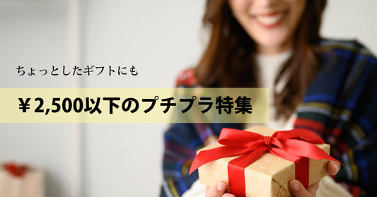 ちょっとしたギフトにも|￥2,500以下のプチプラ特集