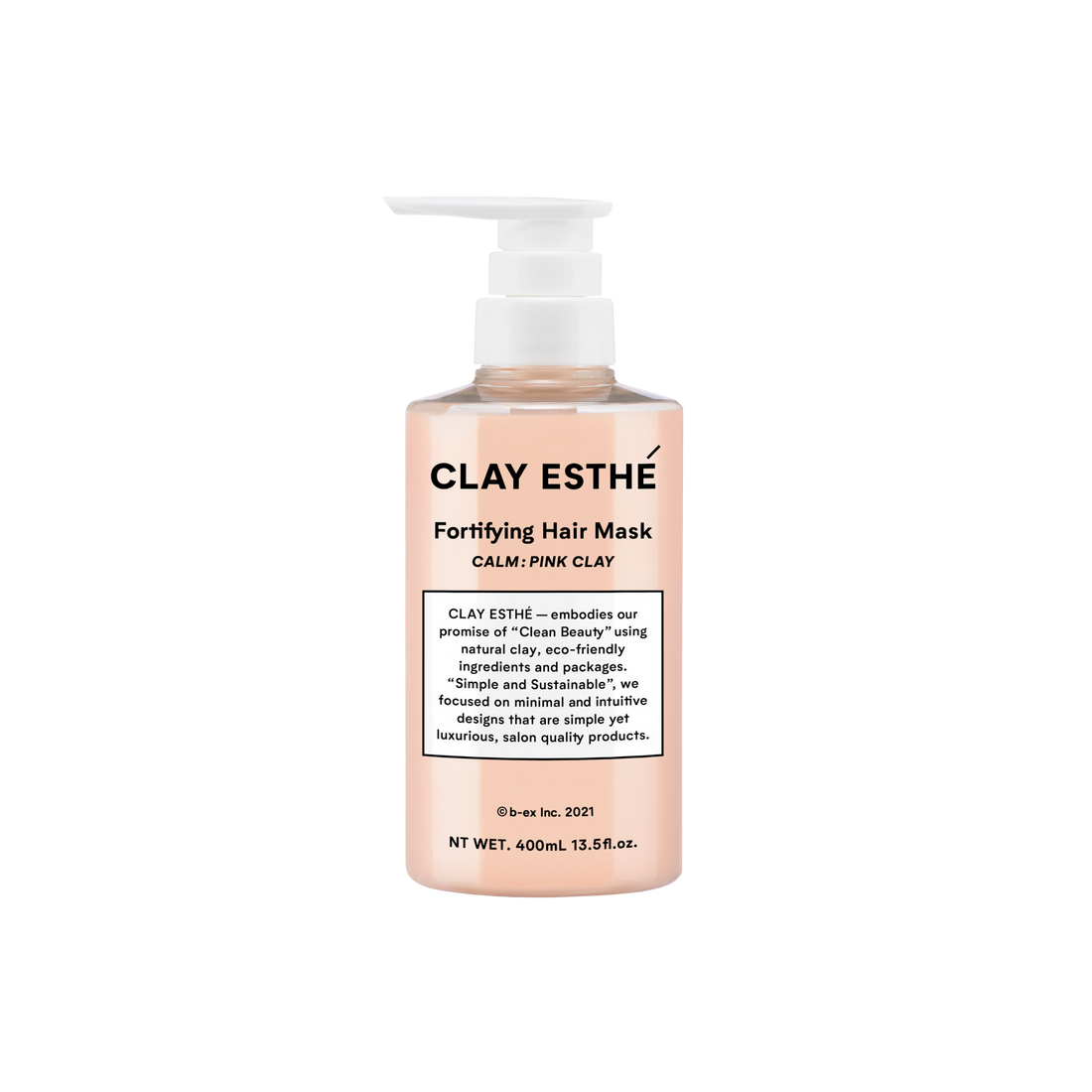 クレイエステ フォーティファイングヘアマスク ピンククレイ 400ml