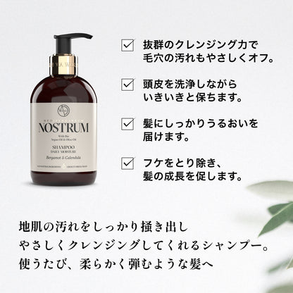 ノストラム シャンプー デイリー Ｂ＆Ｃ（ベルガモット＆カレンデュラ）